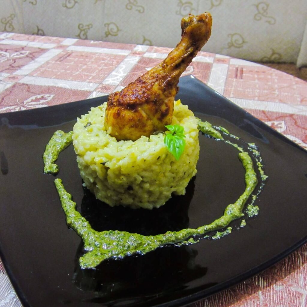 Пиле с ориз